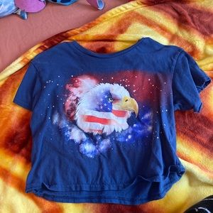 Patriotic crop top